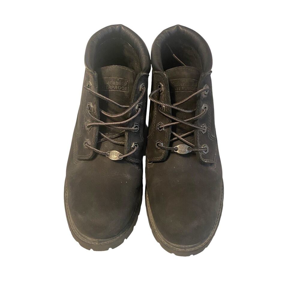 Timberland Nellie Black Waterproof Lace-Up Chukka Boot Women’s Size 9.5 New